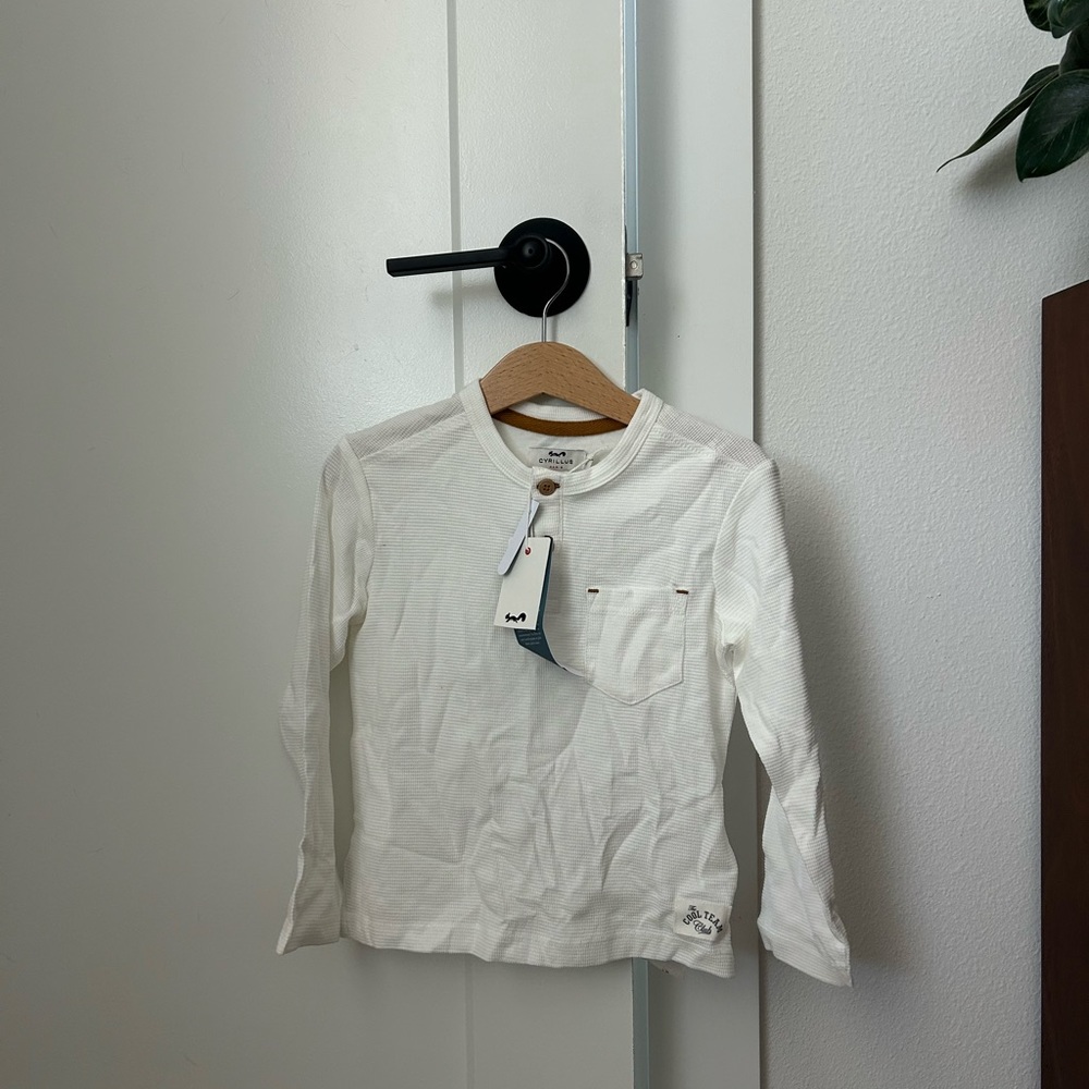 Cyrillus waffle shirt